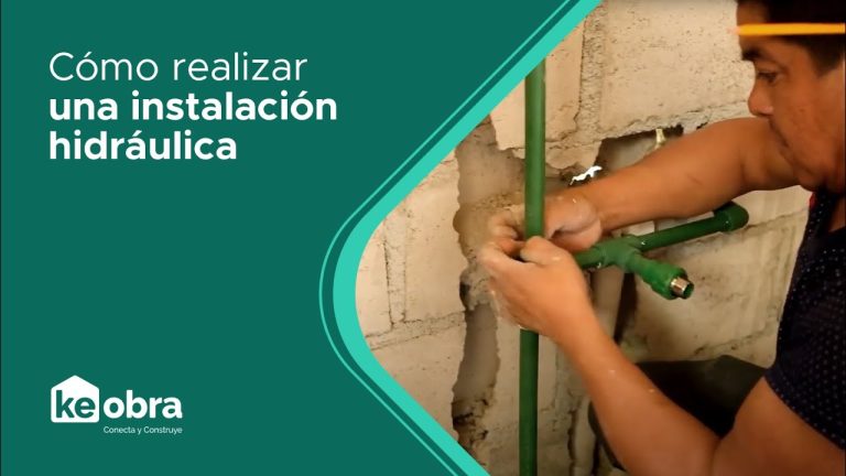 &iquest;C&oacute;mo funciona la instalacion hidr&aacute;ulica?