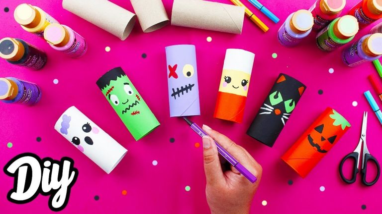 Ideas divertidas para celebrar Halloween con Manualidades de Rollos de Papel Higi&eacute;nico